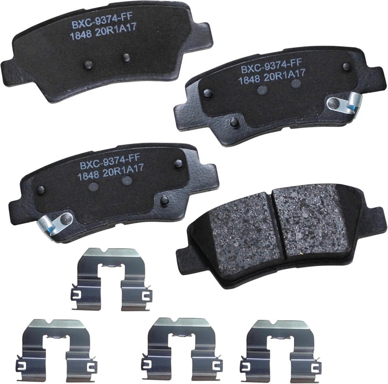 Bendix Premium SBC1848 Ceramic Rear Brake Pads for Hyundai Tucson 2018-2016, Tucson 2020, Kia Sportage 2020-2017, Sportage 2022, Sportage 2024 - Image 1
